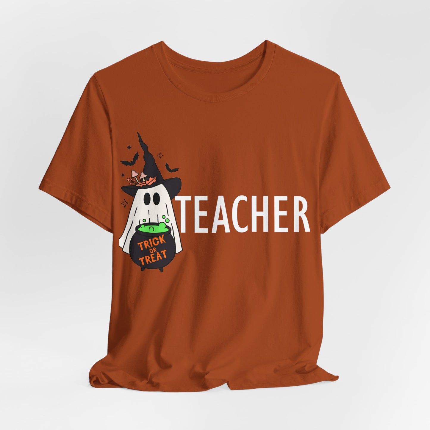 Teachers spooky  Jersey Short Sleeve Tee, I teach cutest pumpkins in the patch shirt for teacher, Halloween shirts. Men and women teacher shirts