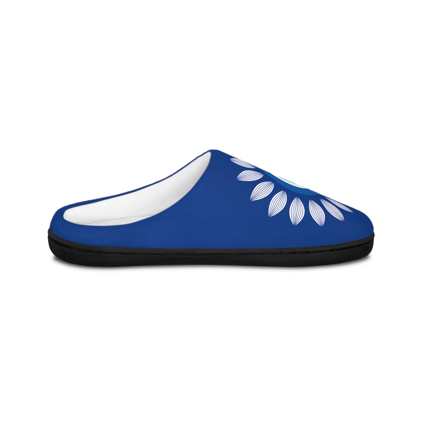 Slippers, Evil Eye Hamsa Design, Women's House Shoes, Indoor Footwear, Lucky Charm, Comfortable Fashionable Slip-Ons