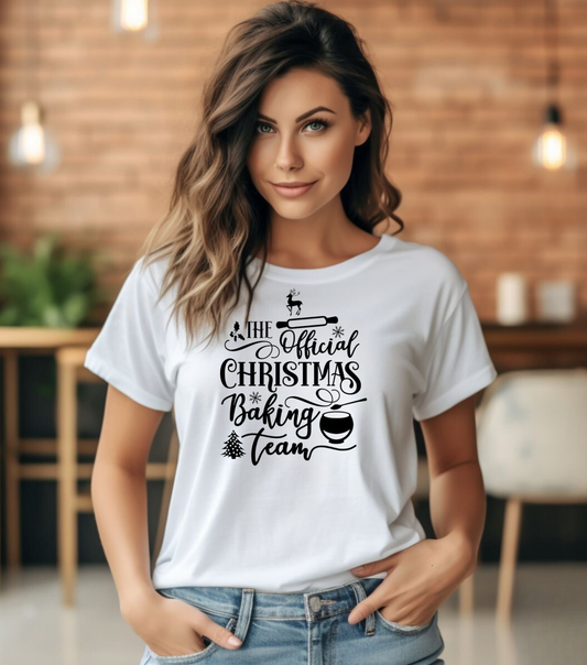 Christmas Baking Team Matching Shirt, Christmas Baking Crew Shirt, Christmas Baking Shirt, Women's Christmas Shirts, Christmas Cookie Crew