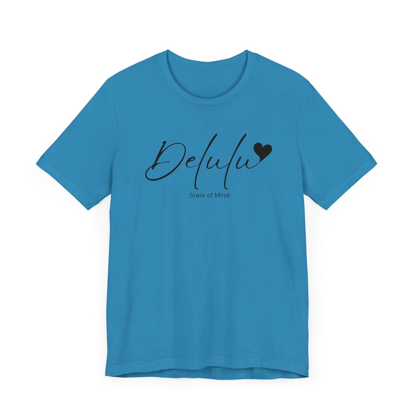 Delulu state of mind Unisex Jersey Short Sleeve Tee. Back to school shirt for middle school boys and girls