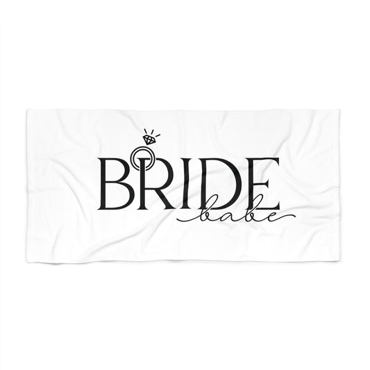 Perfect summer bride to be Beach Towel, destination wedding , wedding party Bachelorette gift,  towels, pool party favors