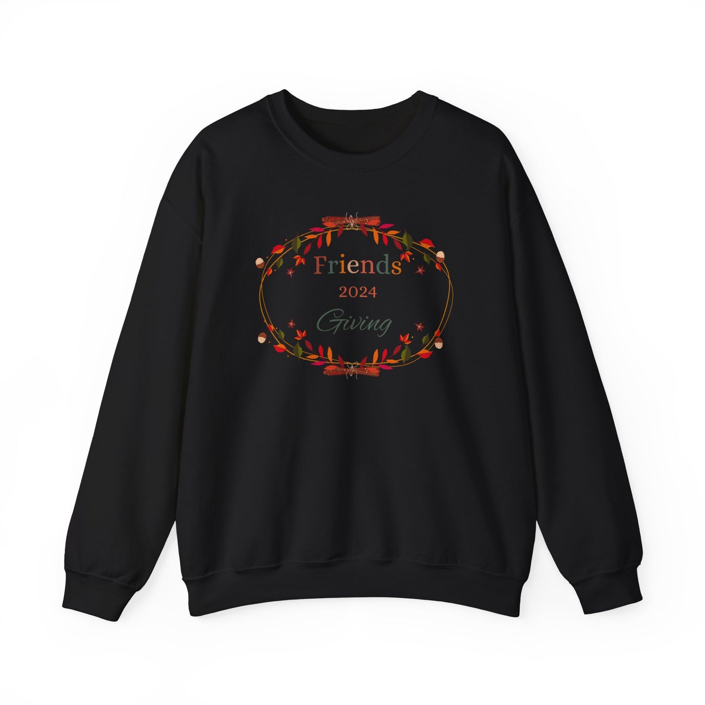 Friendsgiving 2024 Sweatshirt, Thanksgiving Crewneck ,Fall Feast Pullover, Holiday Gathering Sweater, Autumn Celebration Top