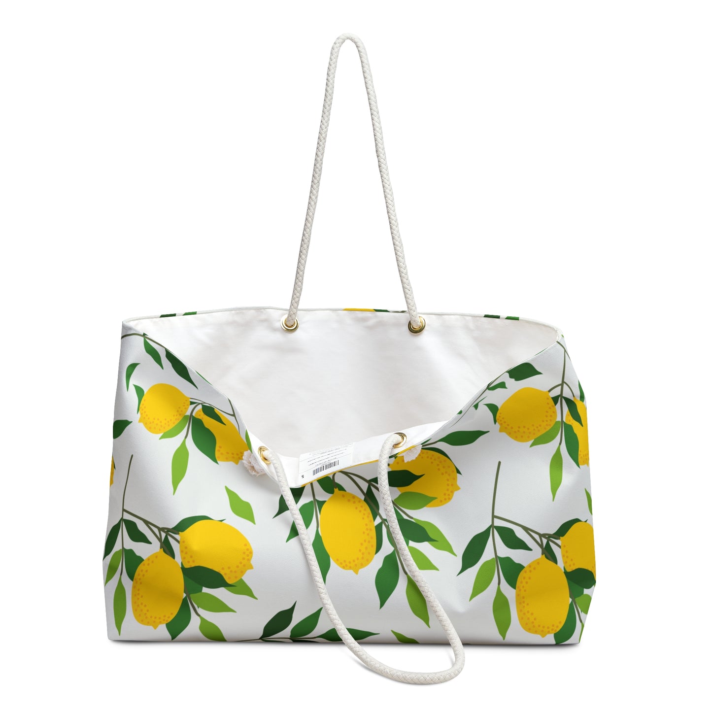 Italy inspired lemons Weekender Bag, Italian summers, great gift for family members, travel pool and beach