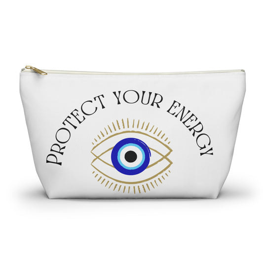 Protect your energy, Evil eye, birthday gift, makeup bag , accessory bag