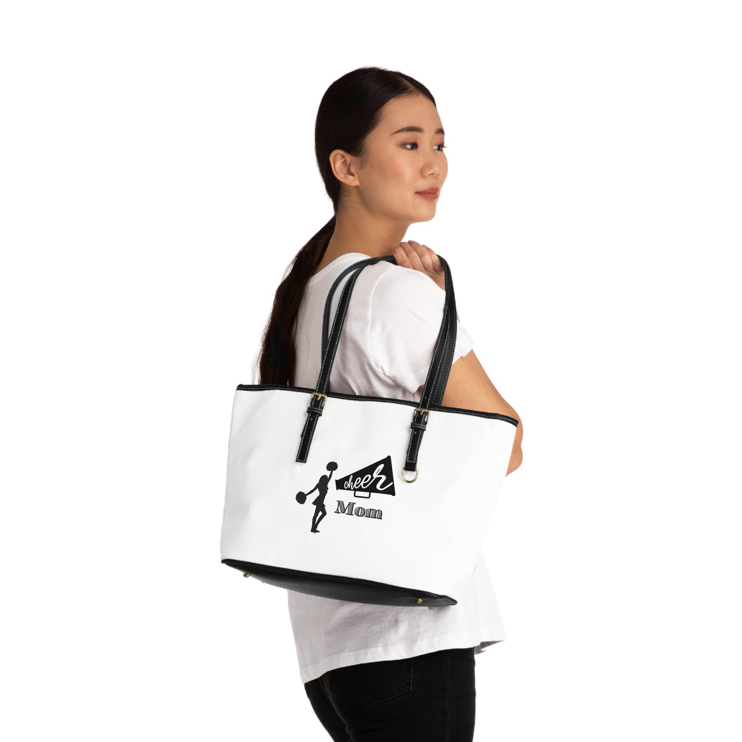 Cheer , Cheer mom , mom, bag , travel bag , competition, carry on bag Leather Shoulder Bag