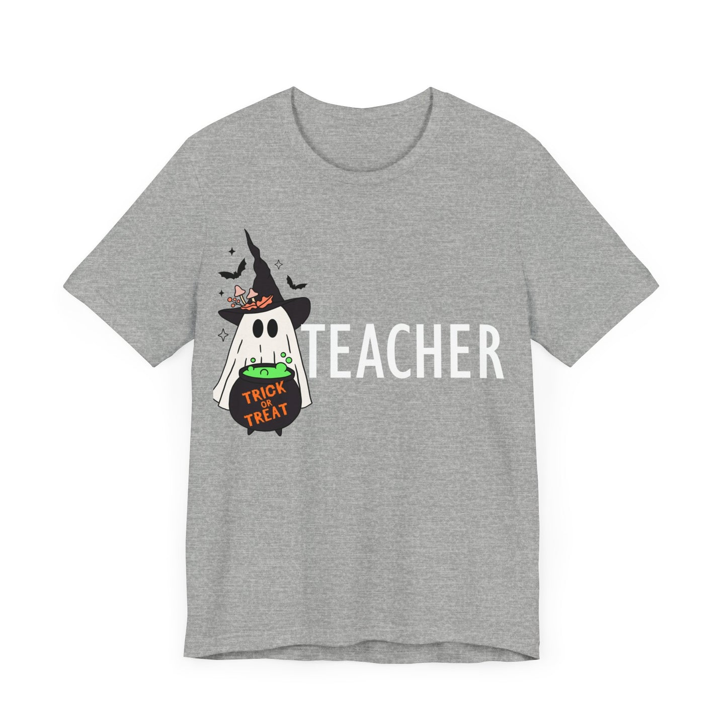 Teachers spooky  Jersey Short Sleeve Tee, I teach cutest pumpkins in the patch shirt for teacher, Halloween shirts. Men and women teacher shirts