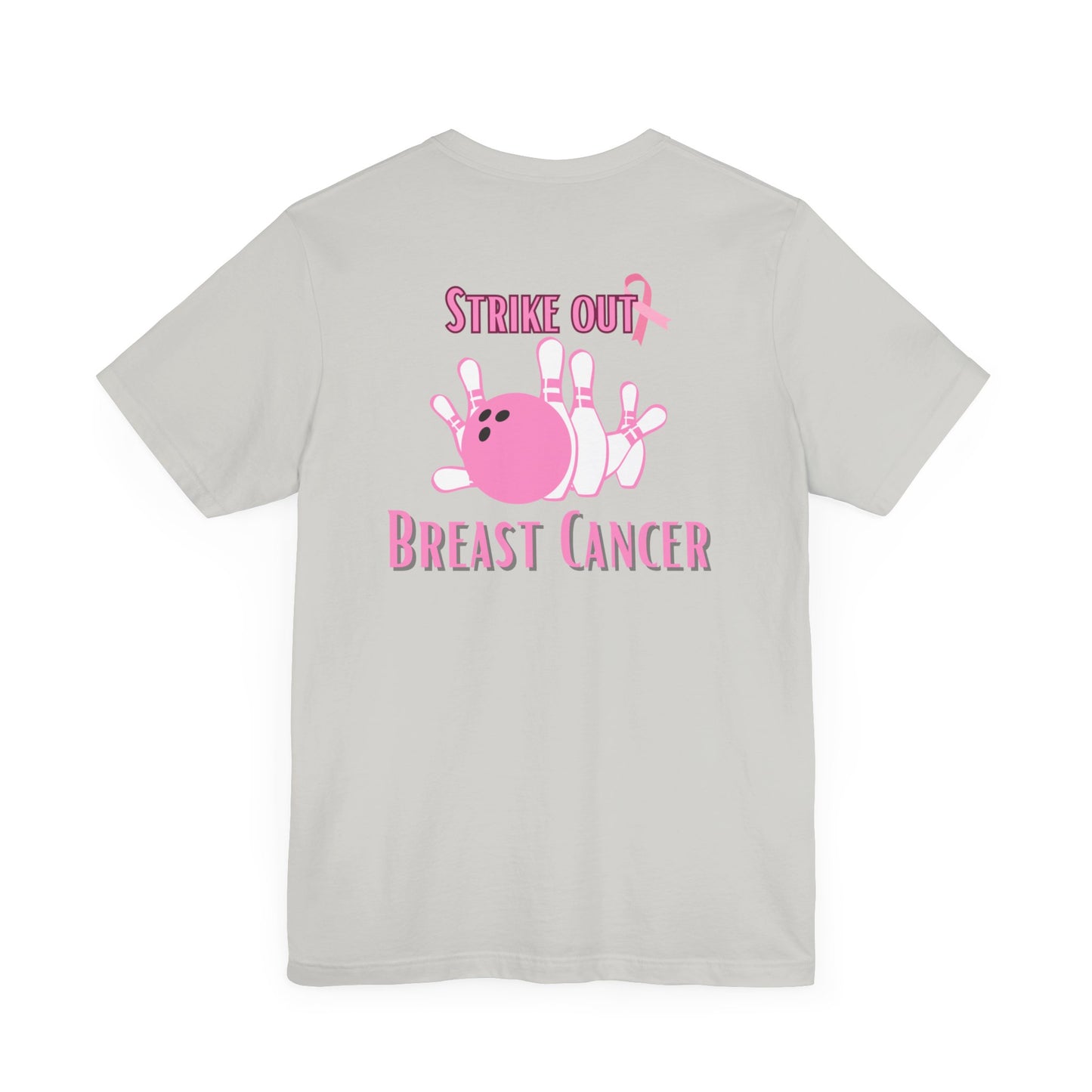 Breast cancer awareness bowling Unisex Jersey Short Sleeve Tee, bowling shirt groups breast cancer awareness, matching bowling  team shirts