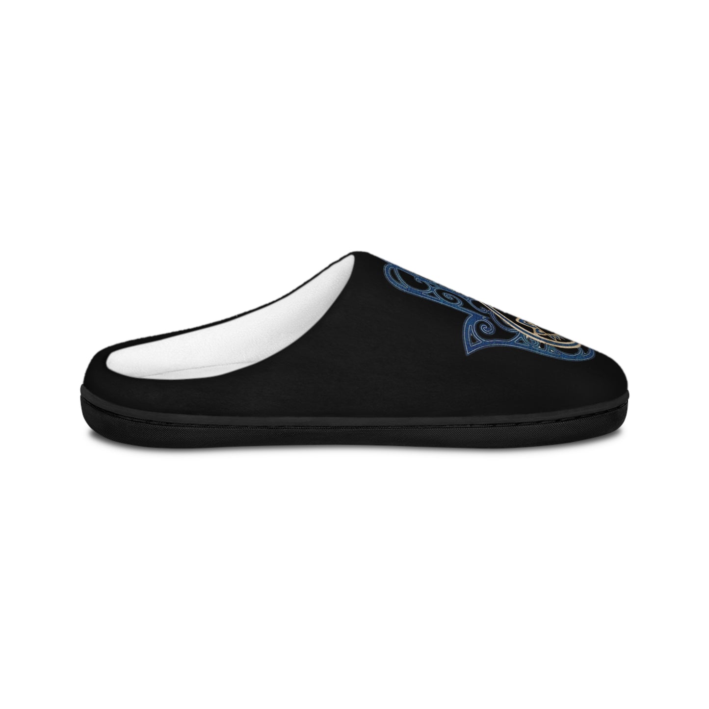 Slippers, Evil Eye Hamsa Design, Women's House Shoes, Indoor Footwear, Lucky Charm, Comfortable Fashionable Slip-Ons