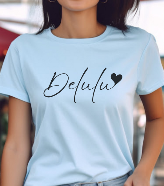Delulu state of mind Unisex Jersey Short Sleeve Tee. Back to school shirt for middle school boys and girls