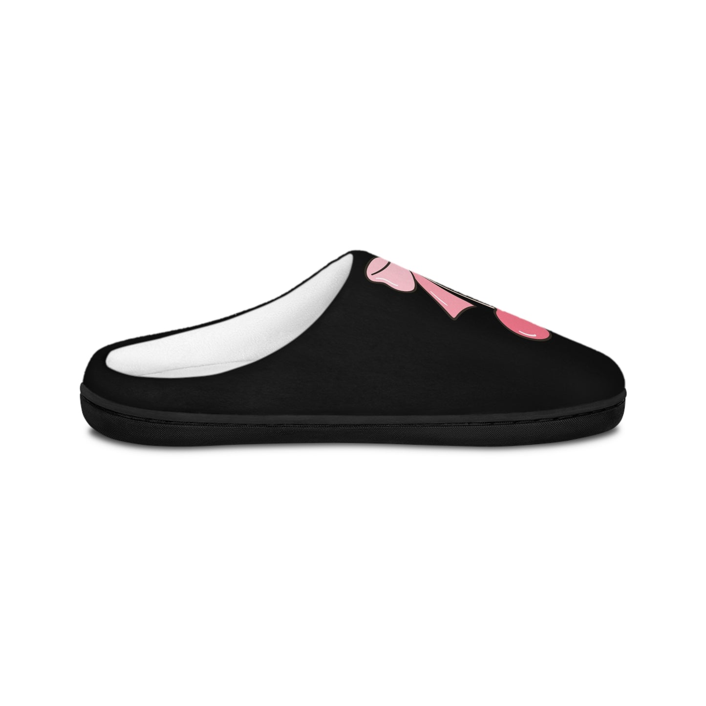 Cherry Pink bow Slippers, Preppy Coquette Style Slippers , Indoor Slippers Gift, Comfy House Shoes, Cute Slip Ons, Cozy Bedroom Slides