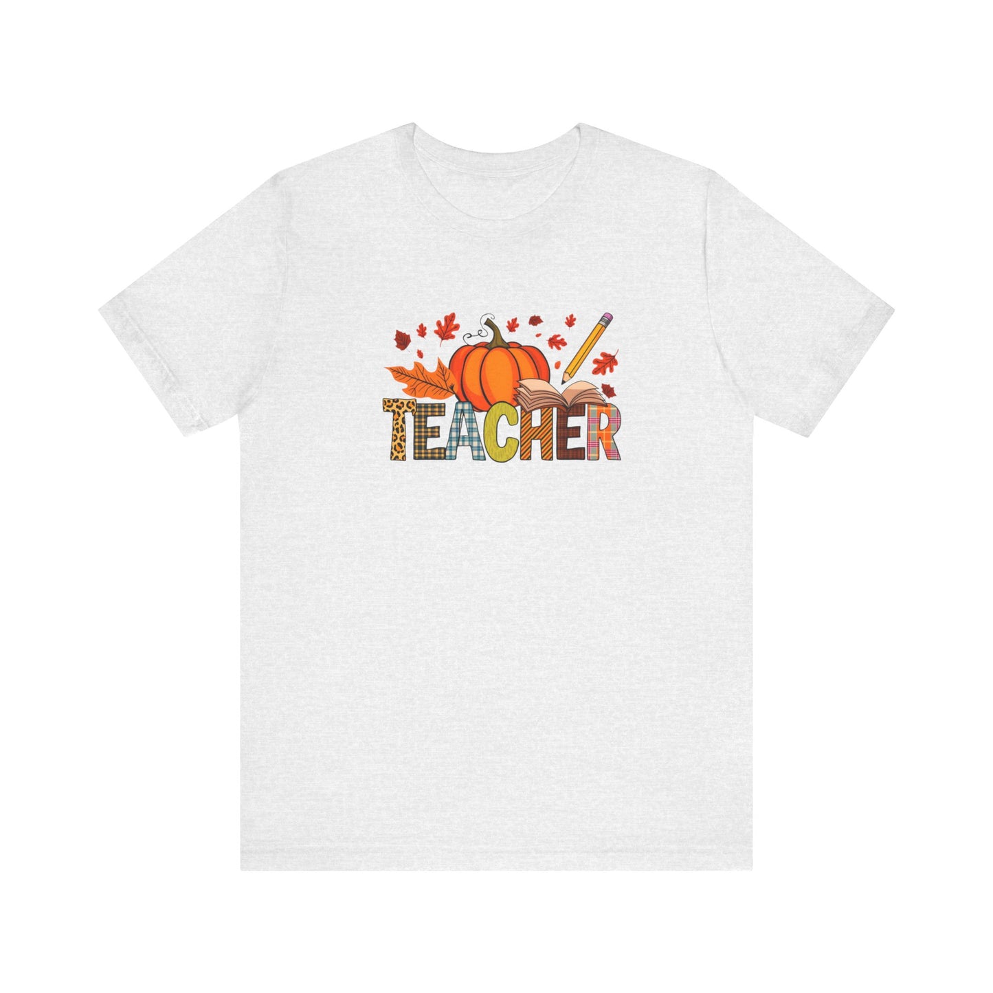 Autumn Teacher Tee - Perfect for Fall Celebrations, Teacher Appreciation, Classroom Spirit, Halloween & Thanksgiving, Gift for Educators