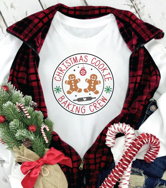 Christmas Baking Team Matching Shirt, Christmas Baking Crew Shirt, Christmas Baking Shirt, Women's Christmas Shirts, Christmas Cookie Crew