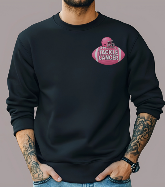 Cancer Awareness Sweatshirt, Unisex Cancer Support Tackle Cancer Pullover, Cancer Fighter Apparel, Cancer Survivor Clothing