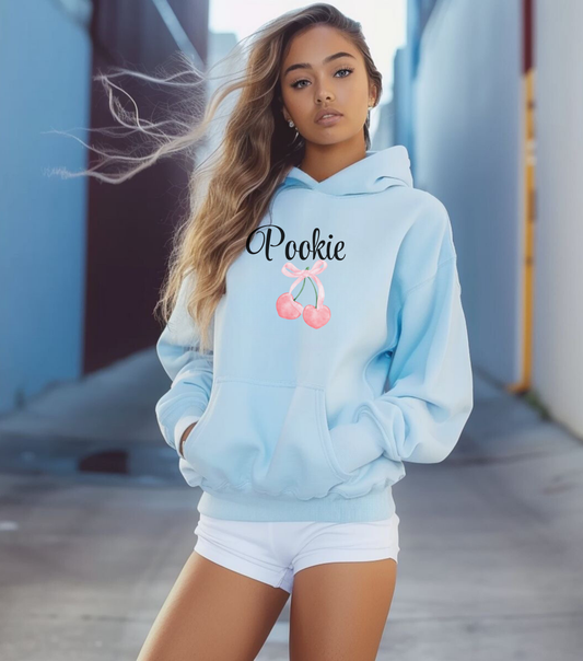 Pookie coquette shirt Unisex pull over Heavy Blend™ pull over Sweatshirt, is looking fire tonight, great coquette style shirt for teens back to school birthdays and Christmas sweatshirt