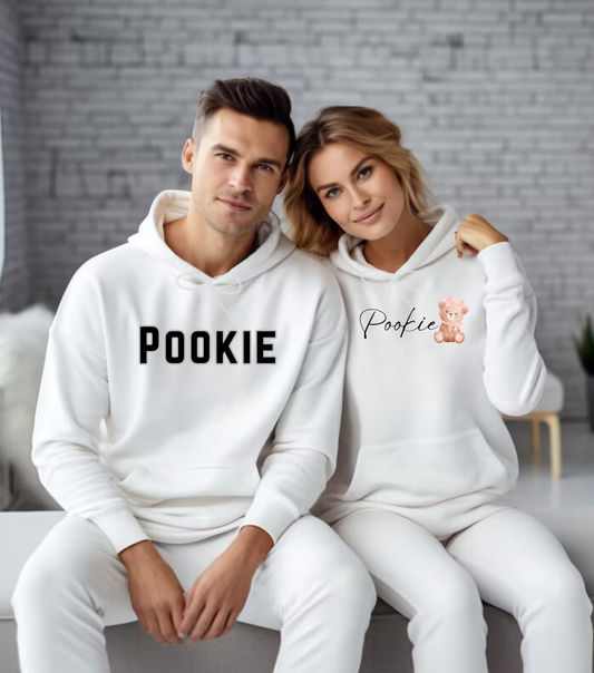 Pookie coquette shirt Unisex Heavy Blend™ pull over Sweatshirt, is looking fire tonight, great coquette style shirt for teens back to school birthdays and Christmas sweatshirt